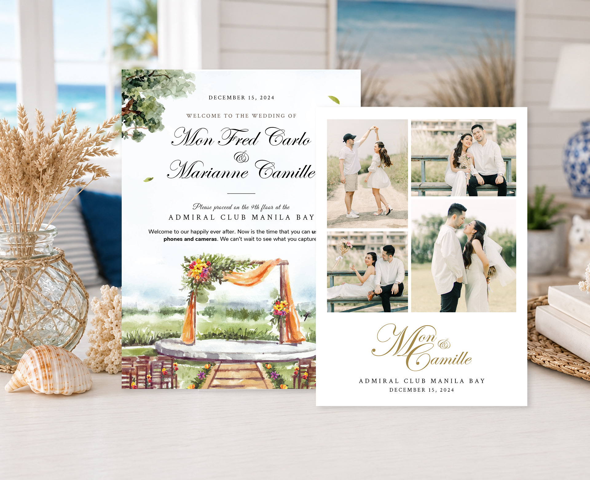 Featured social media and event graphics
